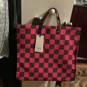 New With Tags Clare V. Simple Tote collab with French Monoprix.